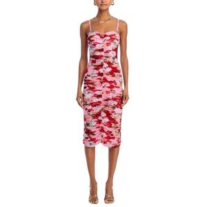 NWT L'Agence Caprice Floral Mesh Dress Size 4